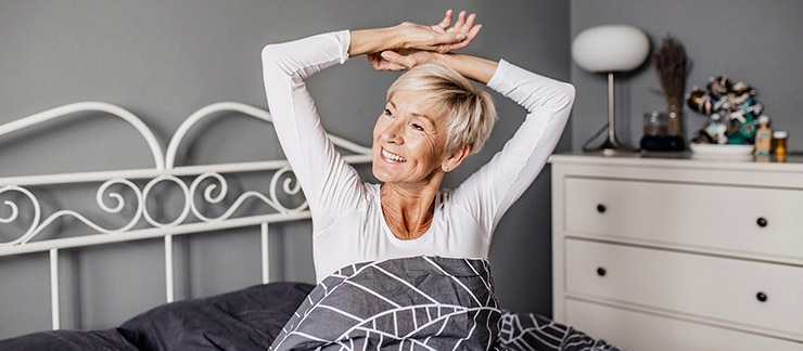 Natural solutions to help seniors get a good night's sleep.