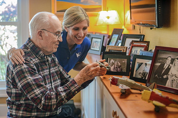 Caregivers in Edmond, OK help veterans in many ways, such as getting dressed and going to appointments.