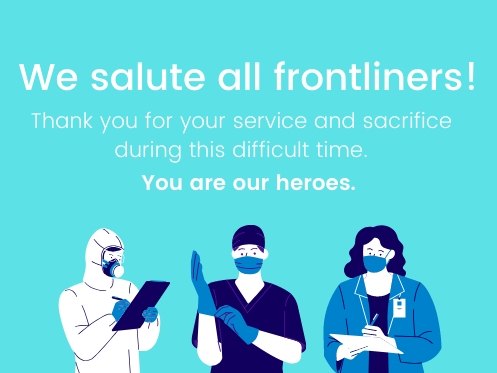 Thank you to all of the frontline workers!