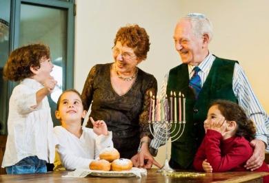 Chanukah with Senior spouse or parents