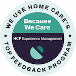 HCP experience management badge.