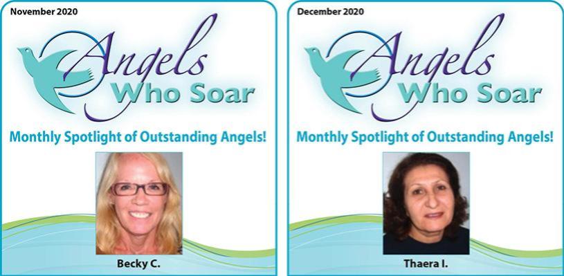 Angels Monthly Outstanding November December