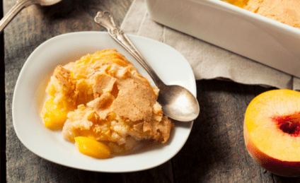 Nectarine Cobbler.