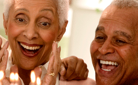 helping seniors care for dentures