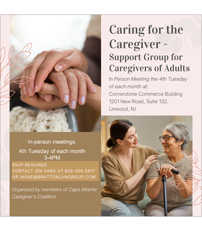 Caregiver Support Group - For Those Caring for Older Adults