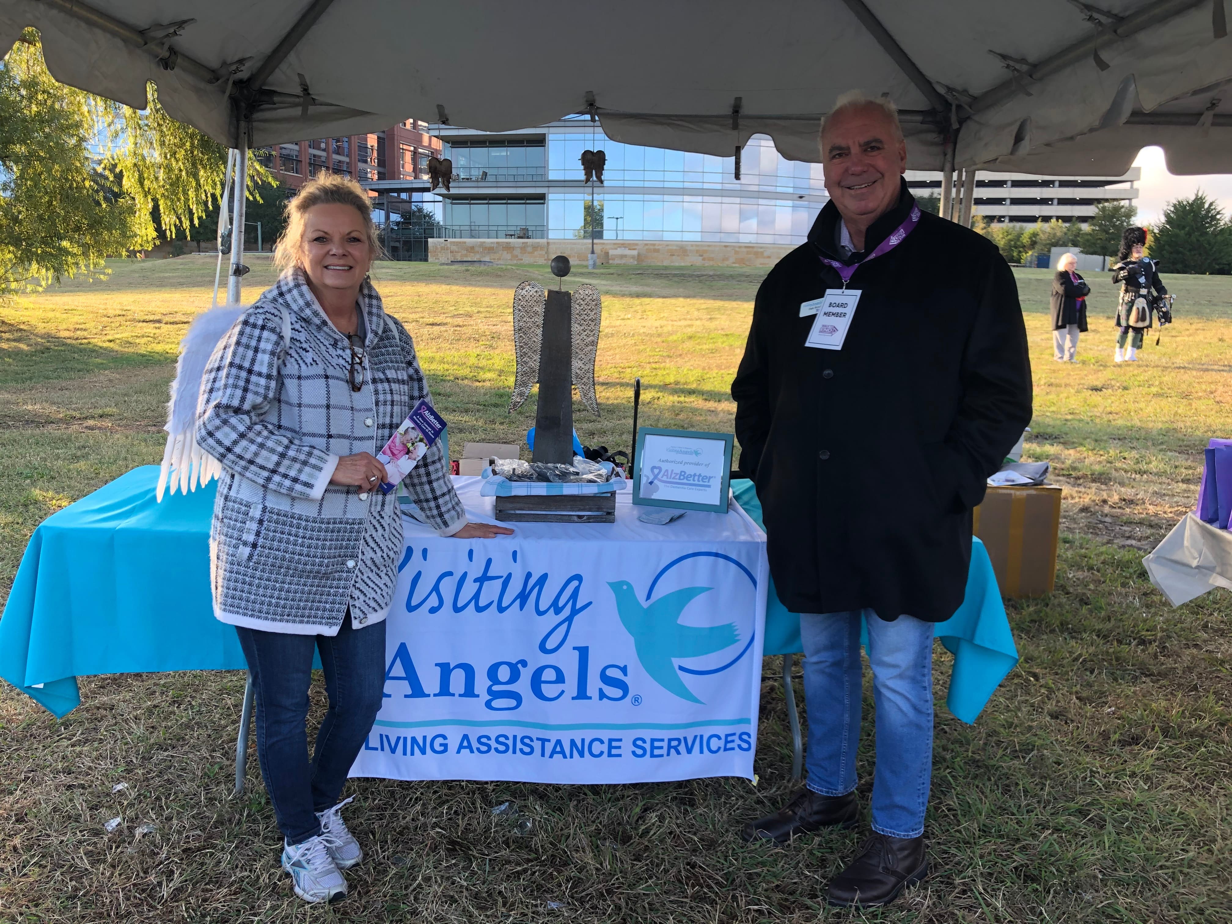 Visiting Angels Fort Worth at Walk to End Alzheimer's event