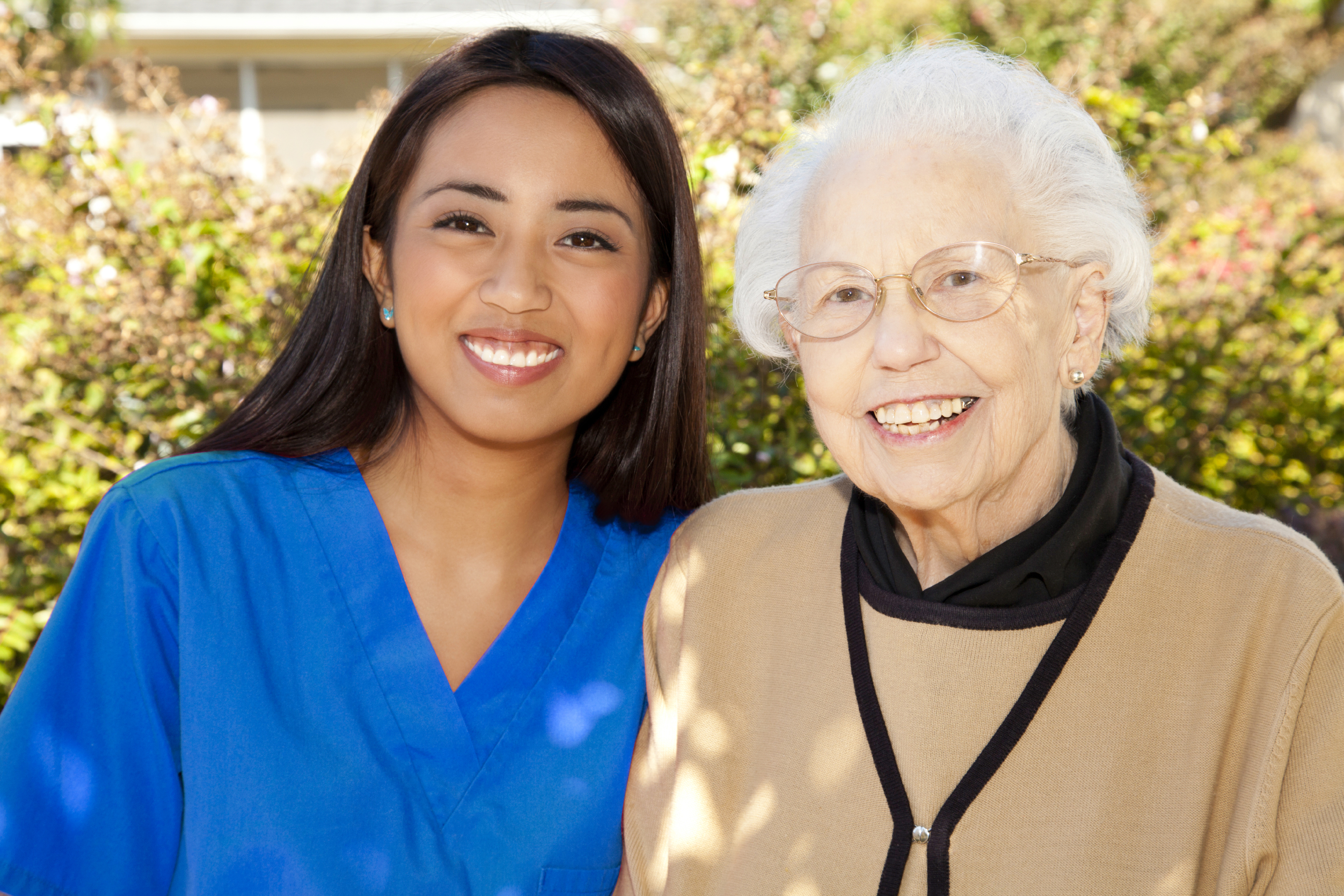 Caregiver and elderly client