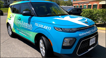 Branded Car for Visiting Angels Manassas