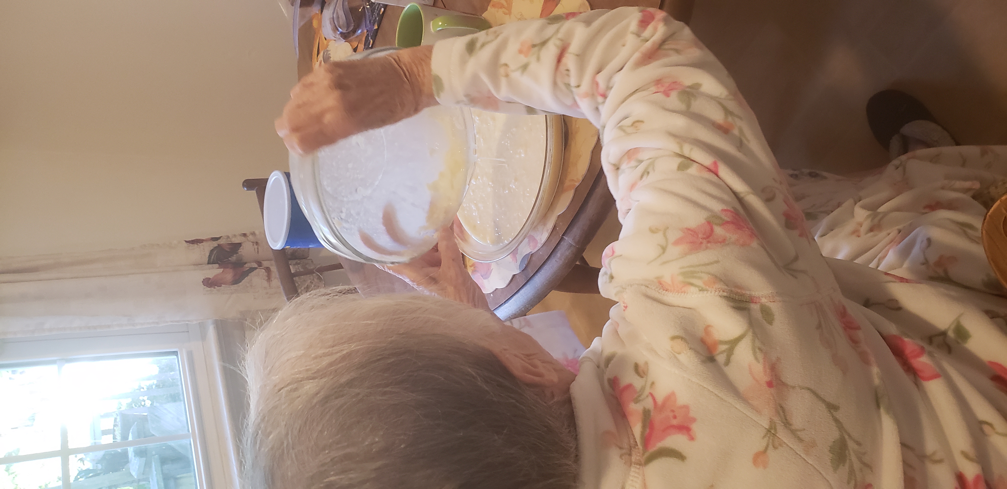 Grandma making hrt Impossible French Apple Pie