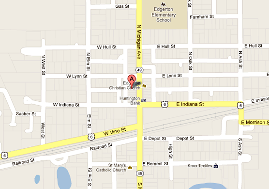 Map of Visiting Angels Senior Home Care in Edgerton, OH