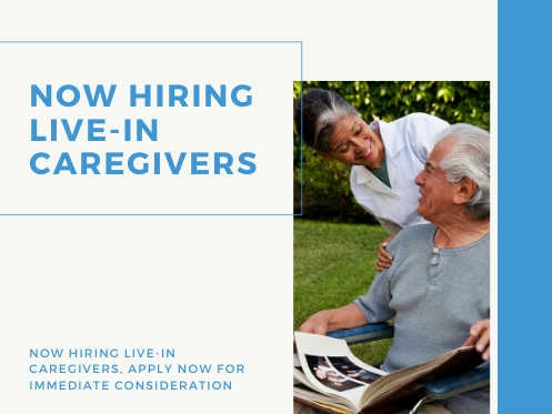Orland Park Hiring Live In Caregivers