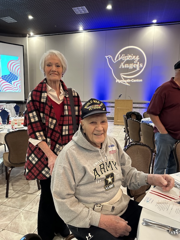 photo from 2023 veterans celebration event in plymouth, mi