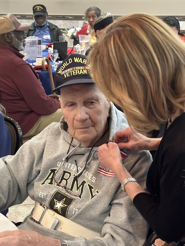 2023 veterans day celebration by Visiting Angels Plymouth