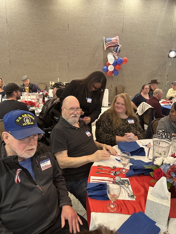 2023 veterans day celebration by Visiting Angels Plymouth, MI