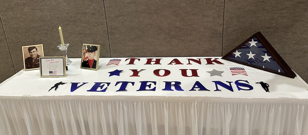 thank you veterans display