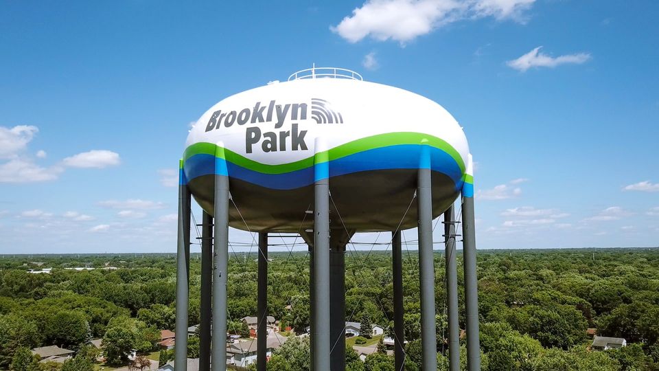 Brooklyn Park, MN water tower