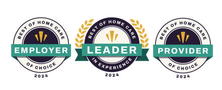 Three awards from best of home care.