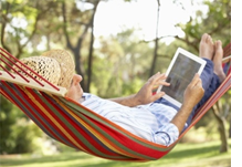 Man in Hammock