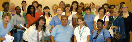 Home care employees from Visiting Angels in West Chester, PA